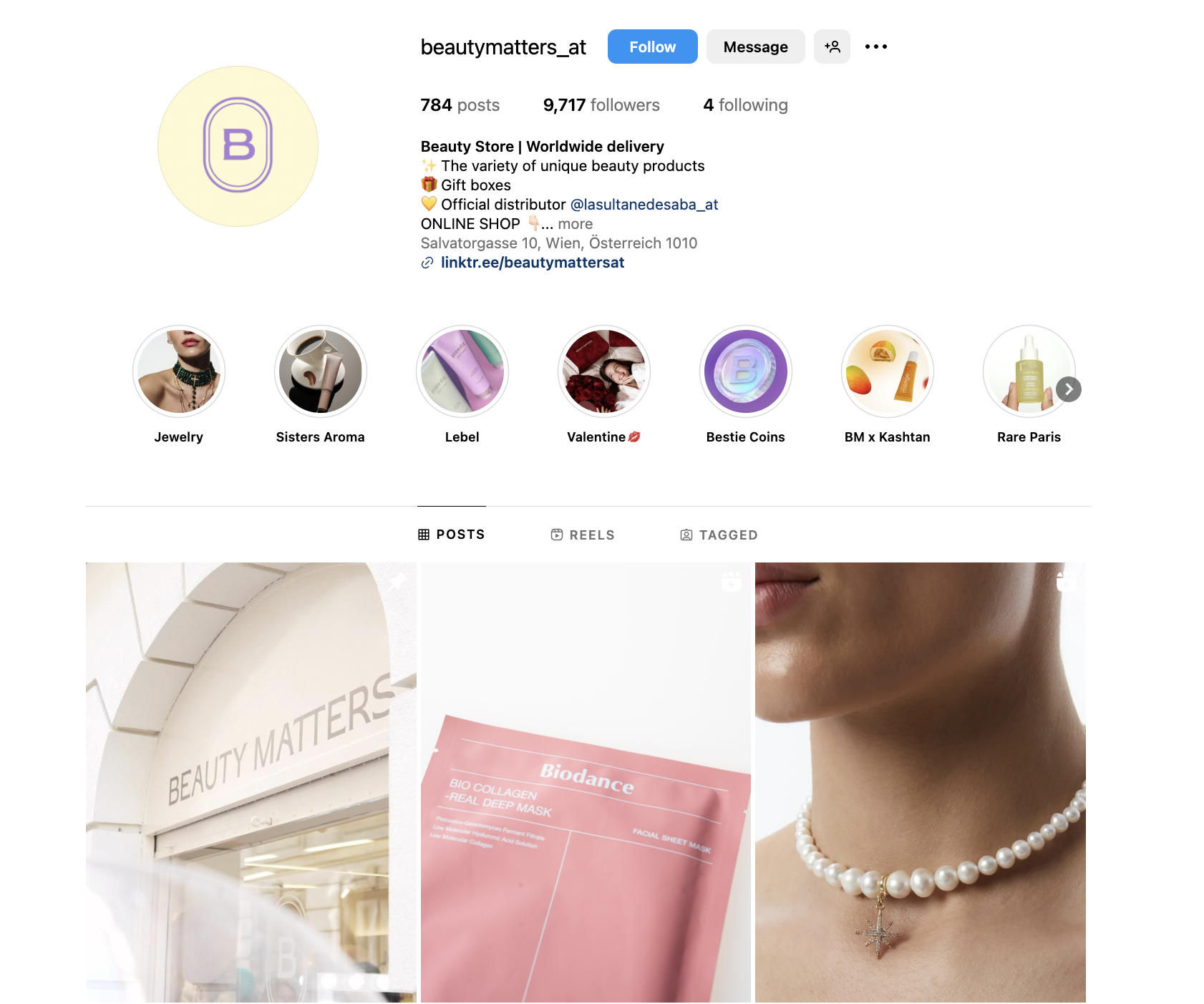 online store on instagram
