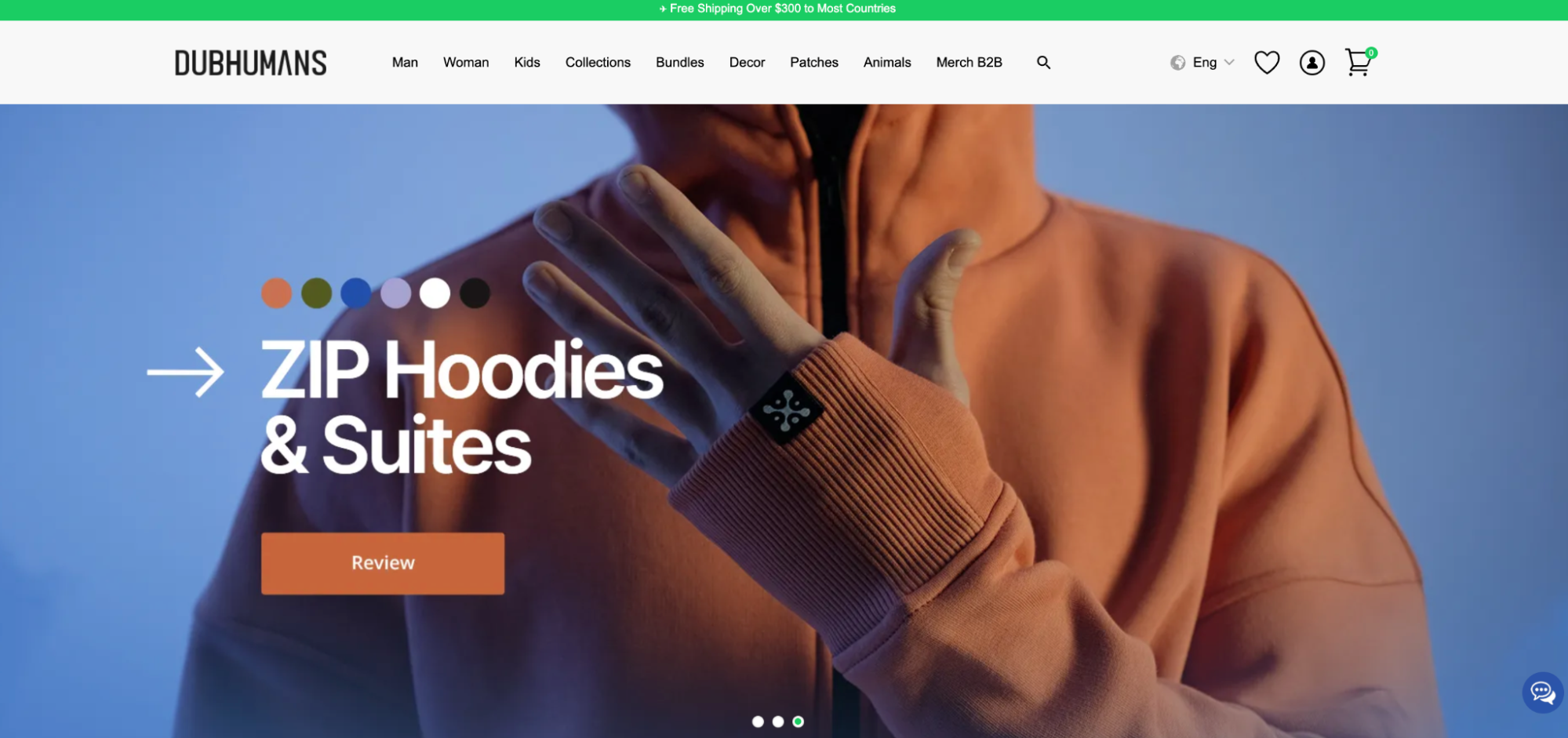 website of online store